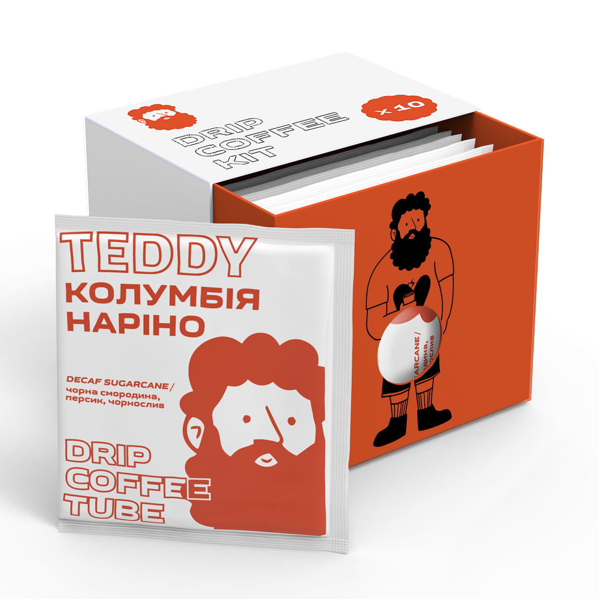 ДРІП TEDDY КОЛУМБІЯ НАРІНО (БЕЗ КОФЕЇНУ 10 ШТ)